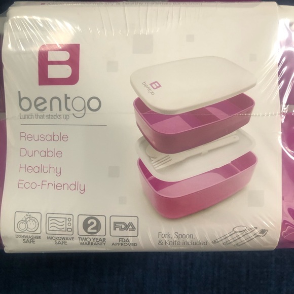 NWT Bentgo Stackable Bento Lunchbox x2 - Picture 4 of 7